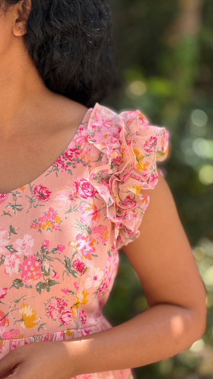 Estelle Bloom Midi Dress