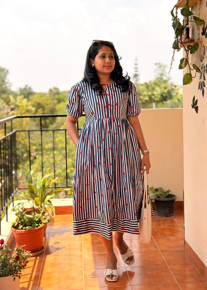 Azure Love Midi dress