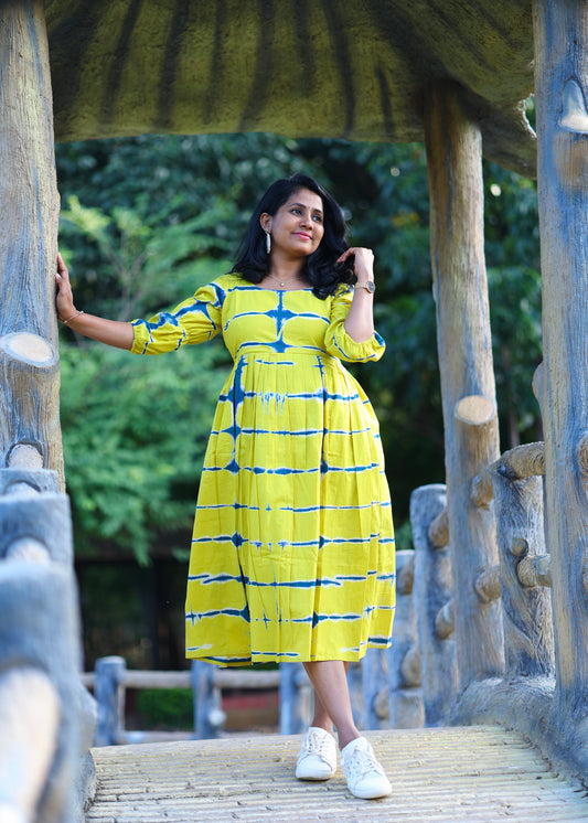 Amber Waves Midi Dress