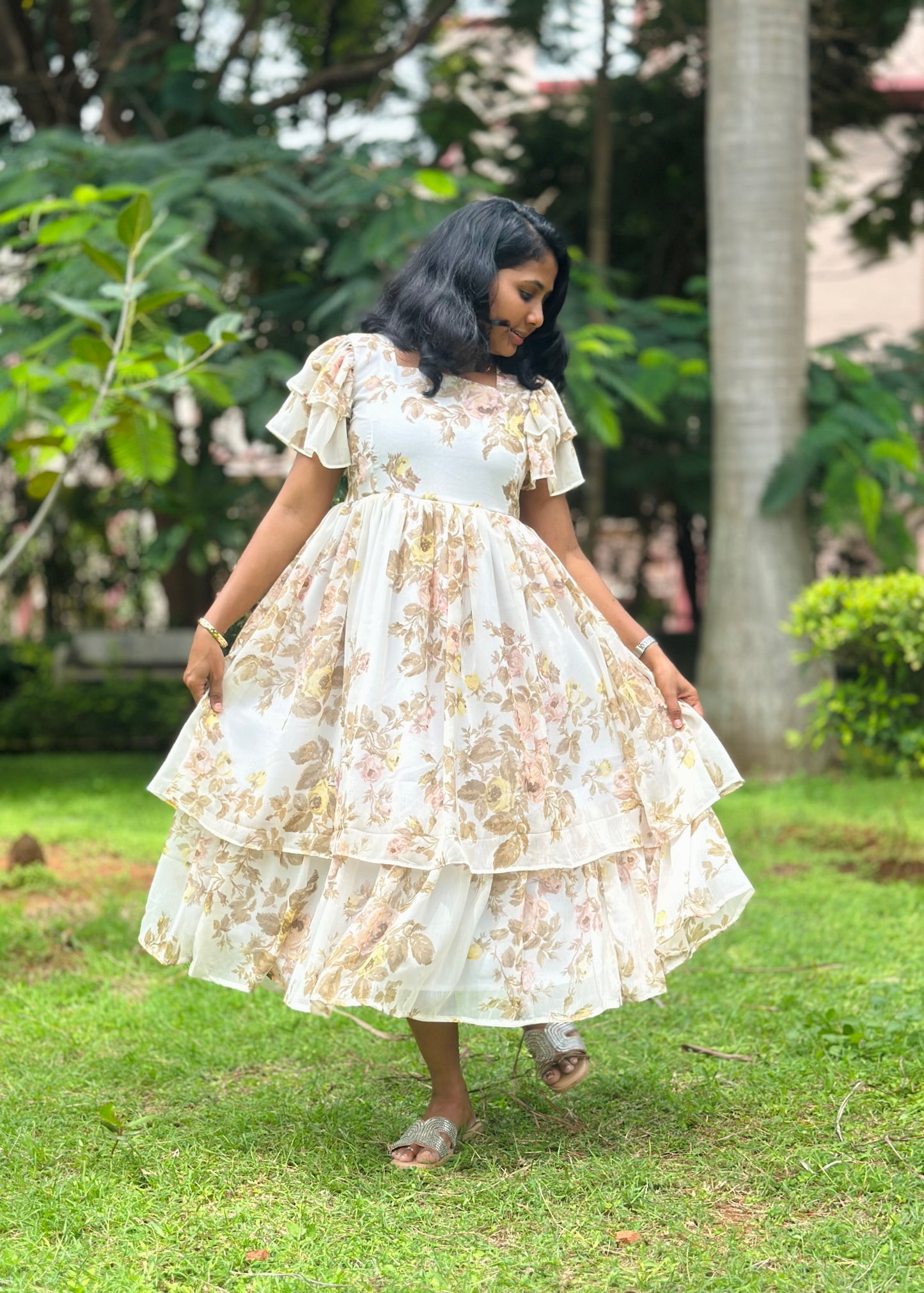 Clara layered dress