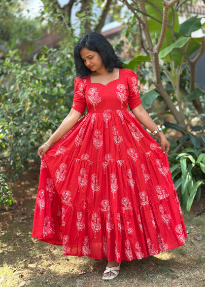 Anvika Floral Maxi dress