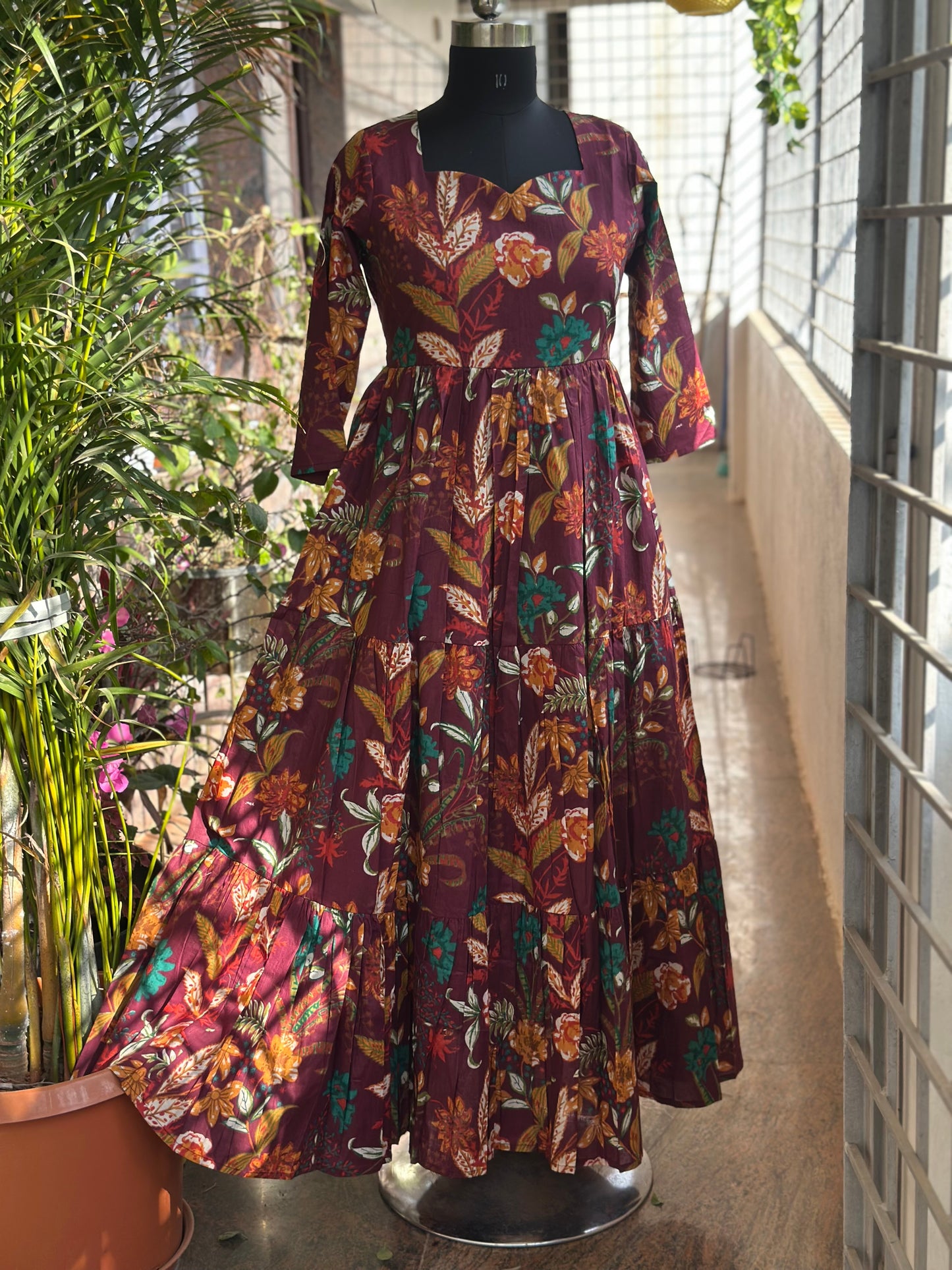 Mithuna Cotton Maxi Dress