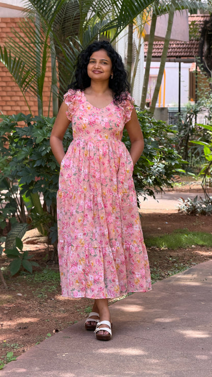 Estelle Bloom Midi Dress