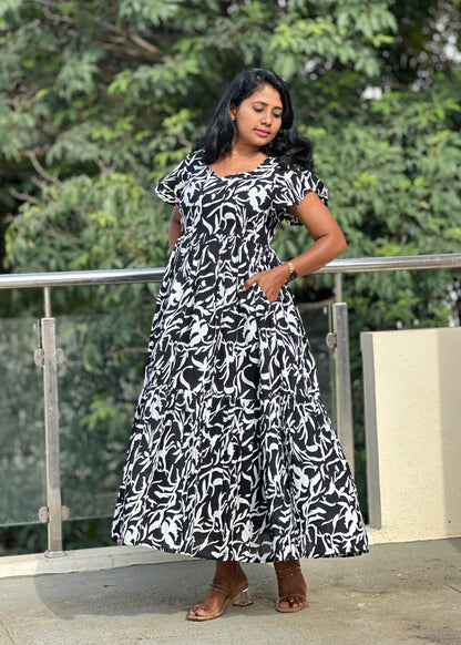 Black Ice Maxi Dress