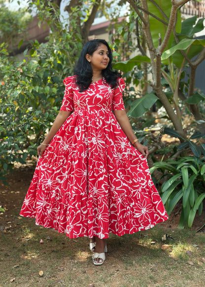 Ruby Bloom Midi Dress