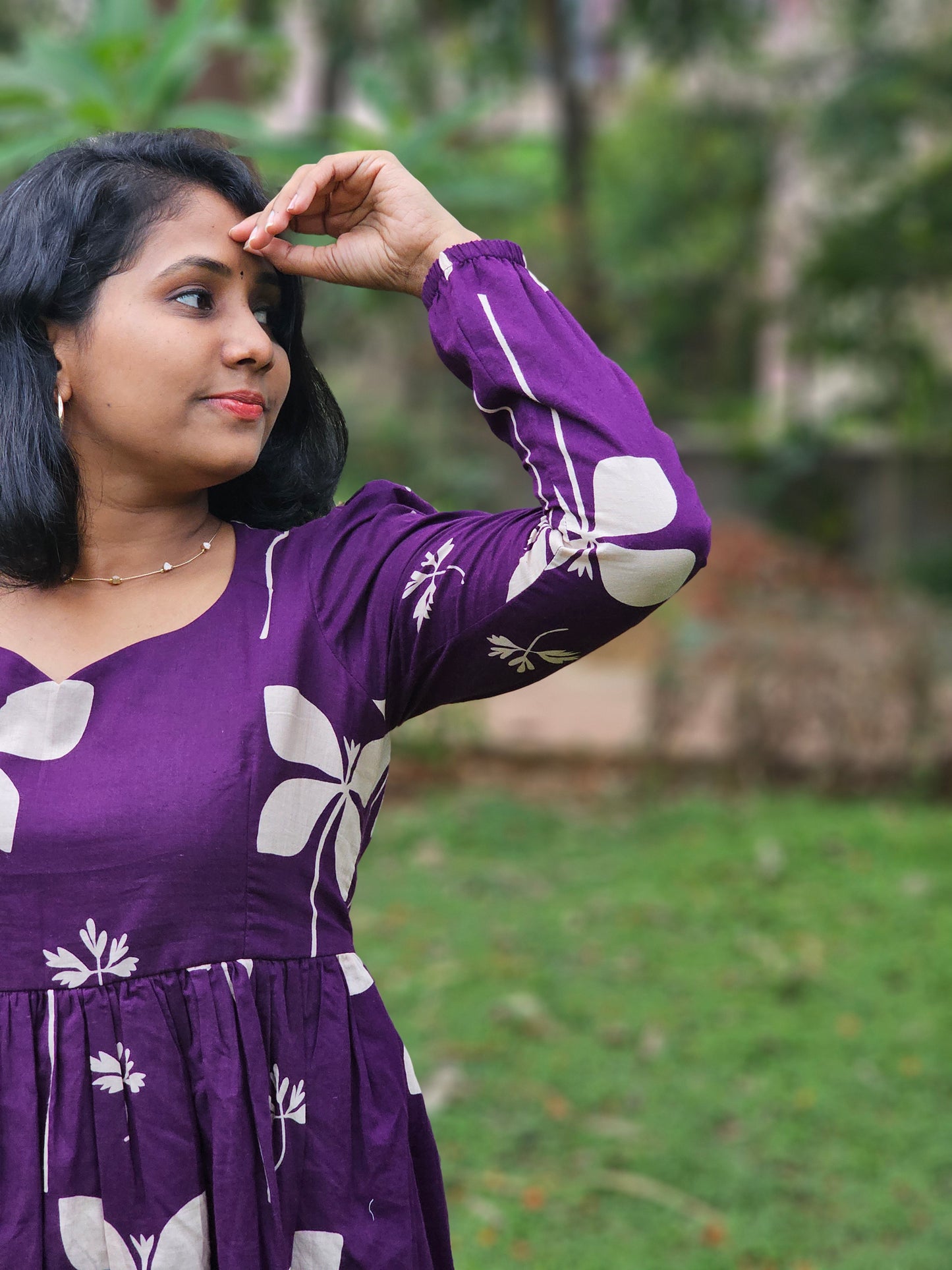 Plum Petal Dress