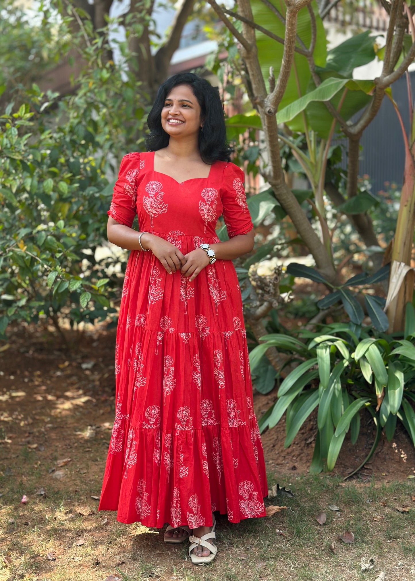 Anvika Floral Maxi dress