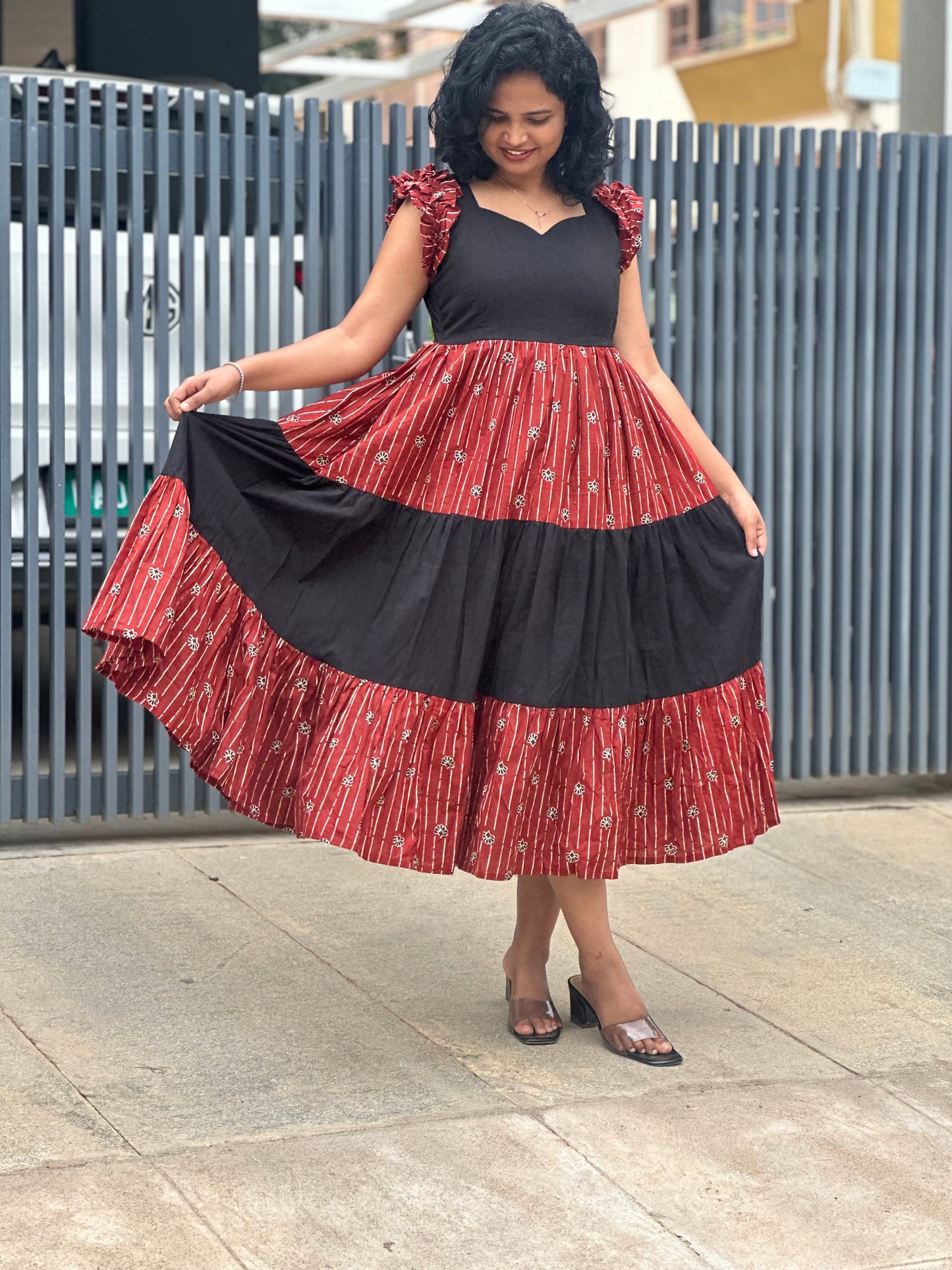 Nishitha Cotton Midi Dress