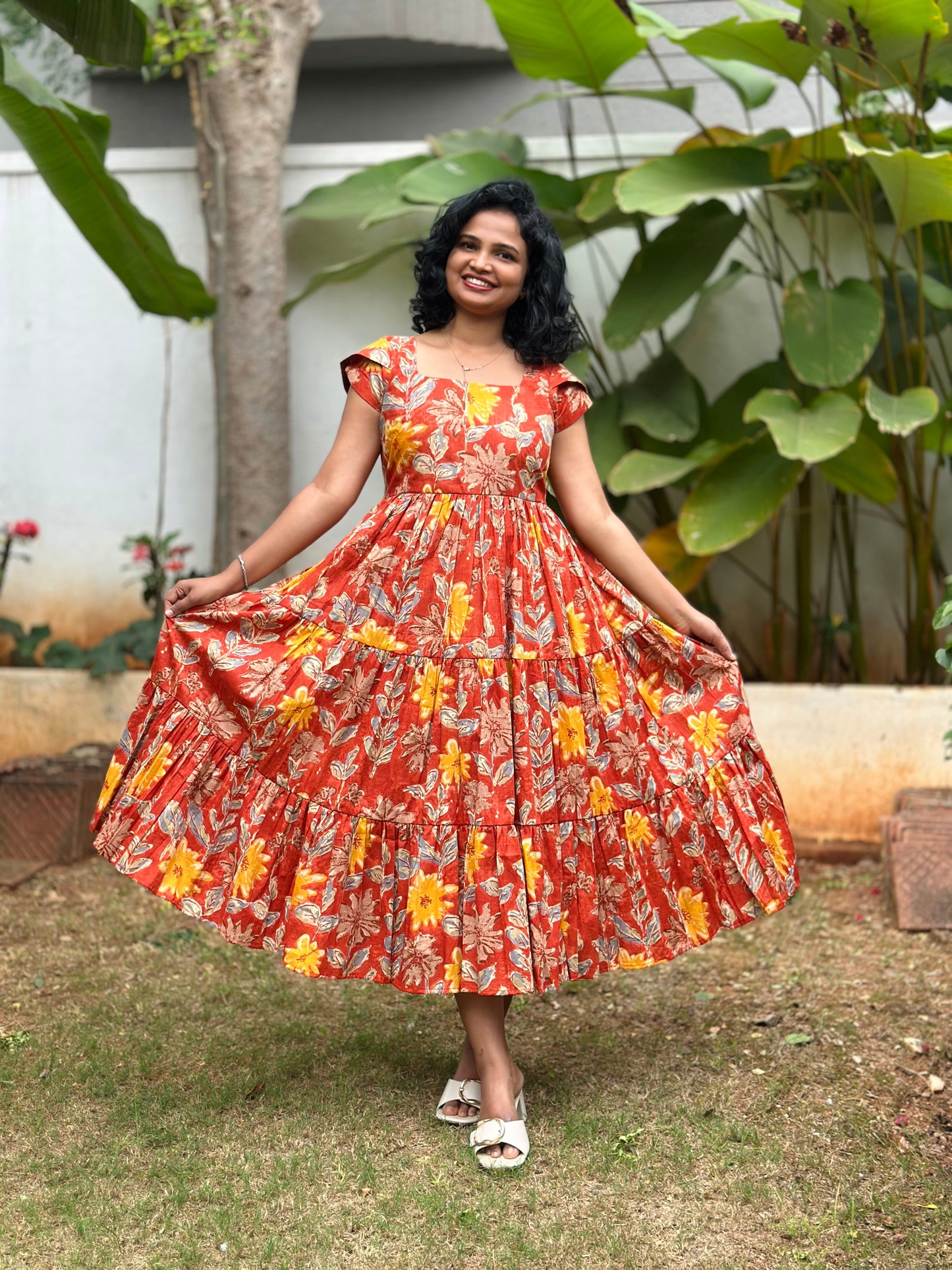 Kanika Cotton Midi Dress