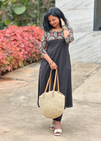 Urban Black Kurta Set