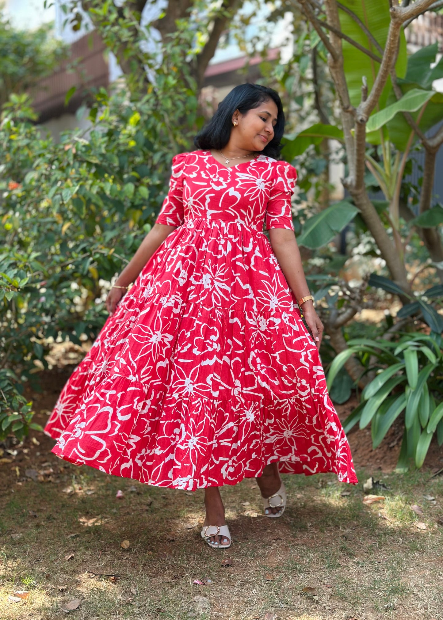 Ruby Bloom Midi Dress