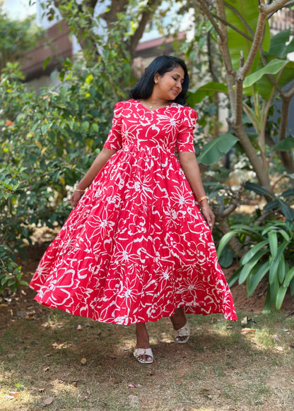 Ruby Bloom Midi Dress