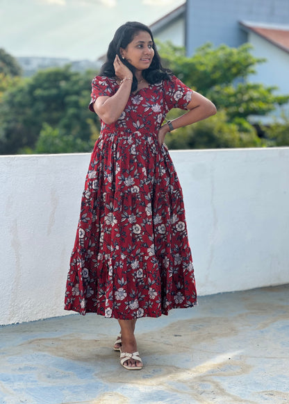 Deepa 3 tier dress-Immediate Dispatch
