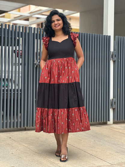 Nishitha Cotton Midi Dress