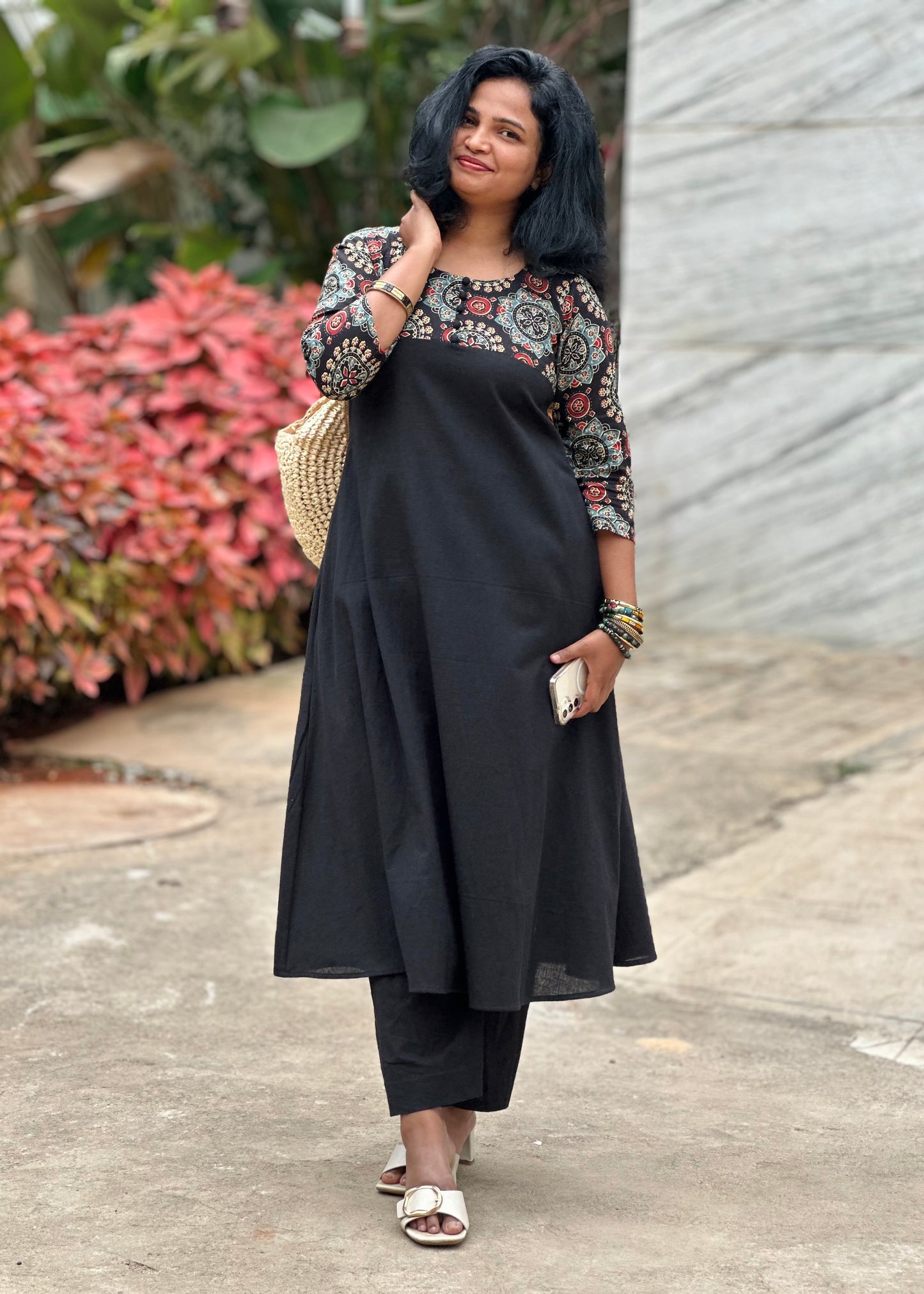 Urban Black Kurta Set