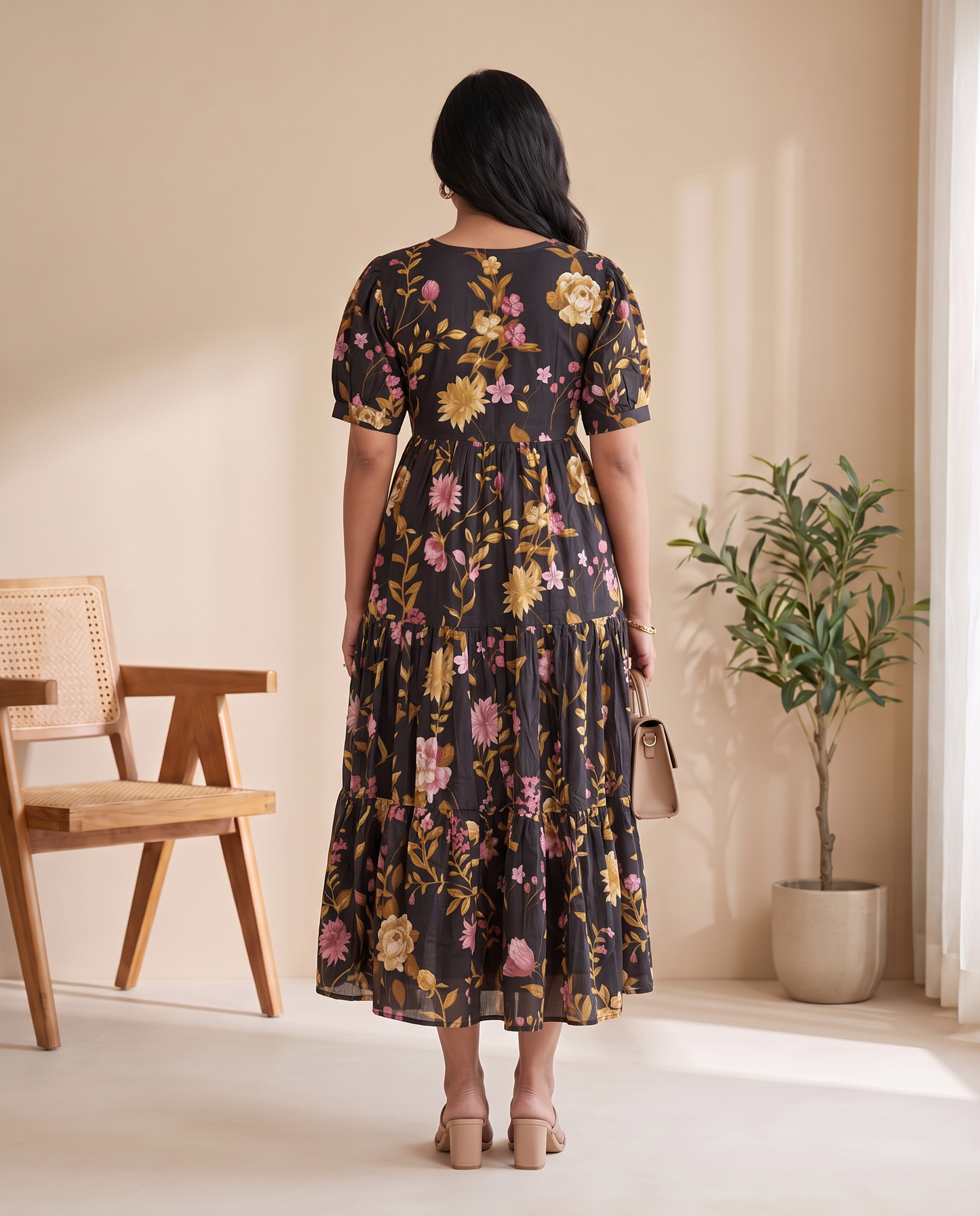 Sorella Cotton Tiered Dress