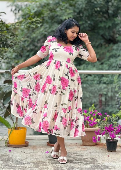 Amara Rose 3 tier Dress