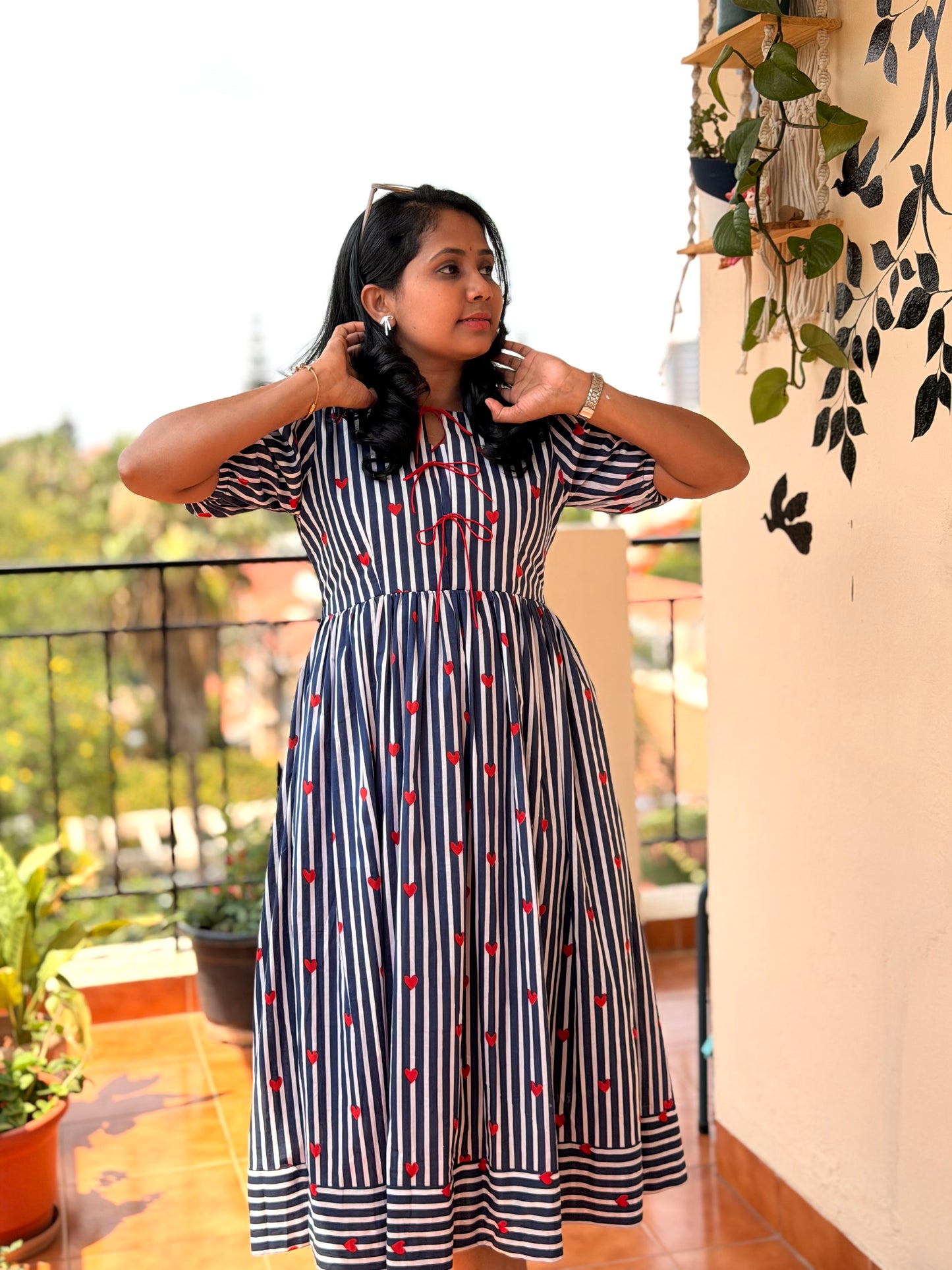 Azure Love Midi dress