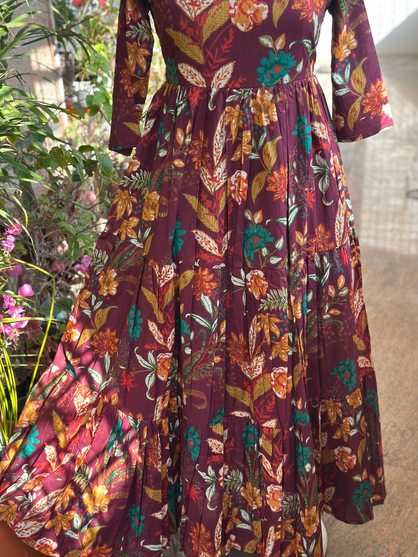 Mithuna Cotton Maxi Dress