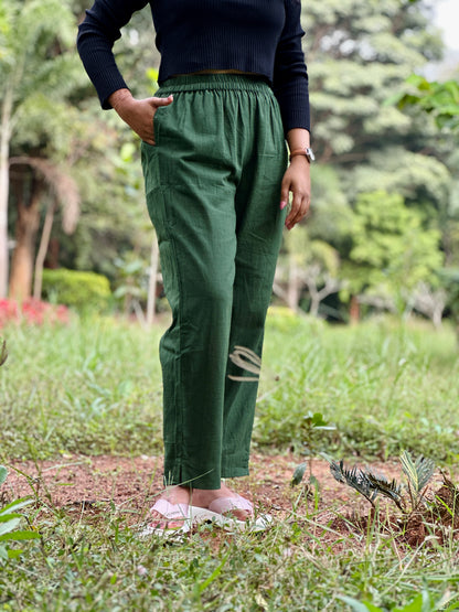 Cotton Pants- Green