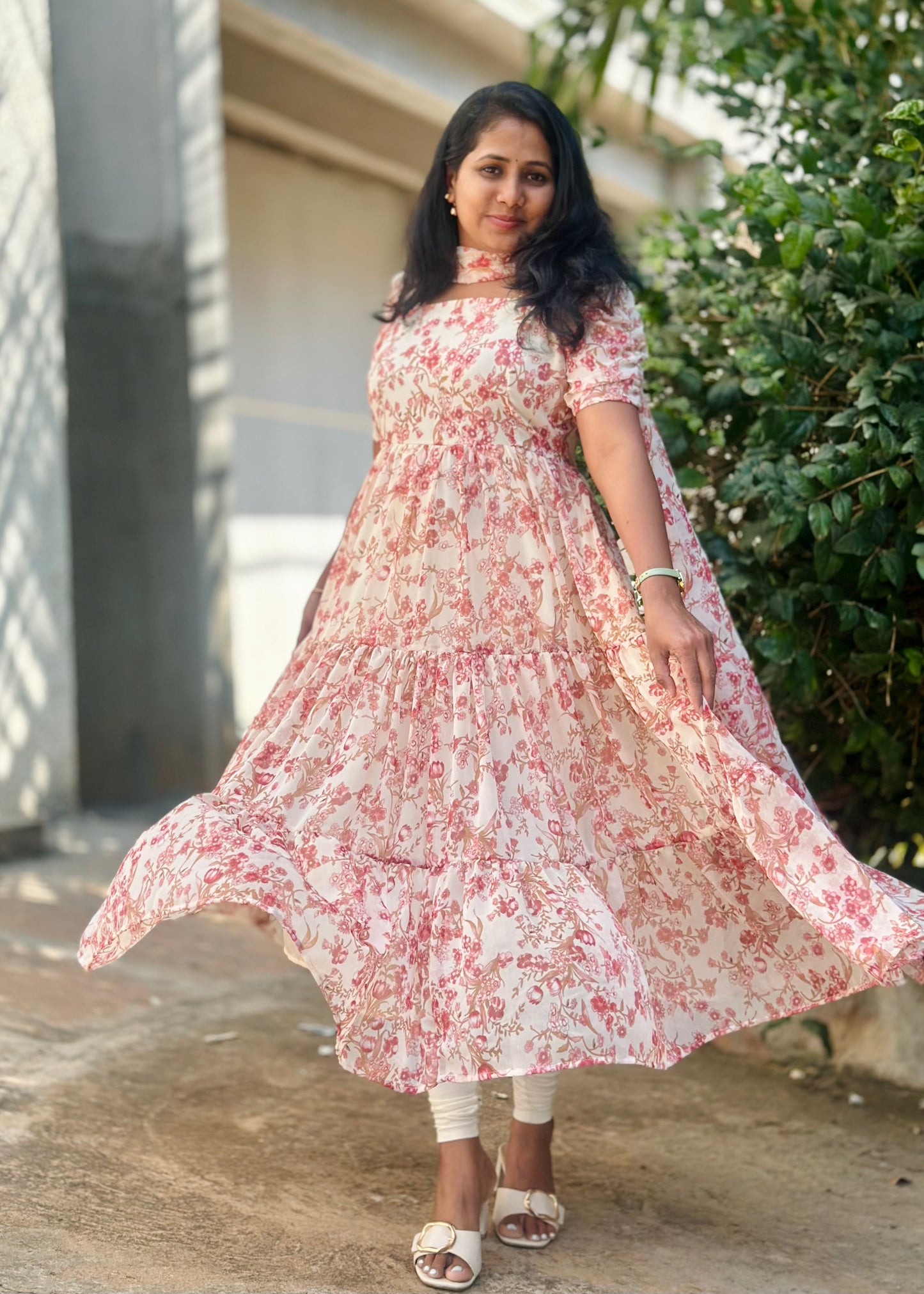 Ruhani Tiered Anarkali