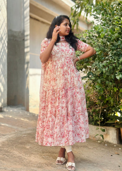 Ruhani Tiered Anarkali