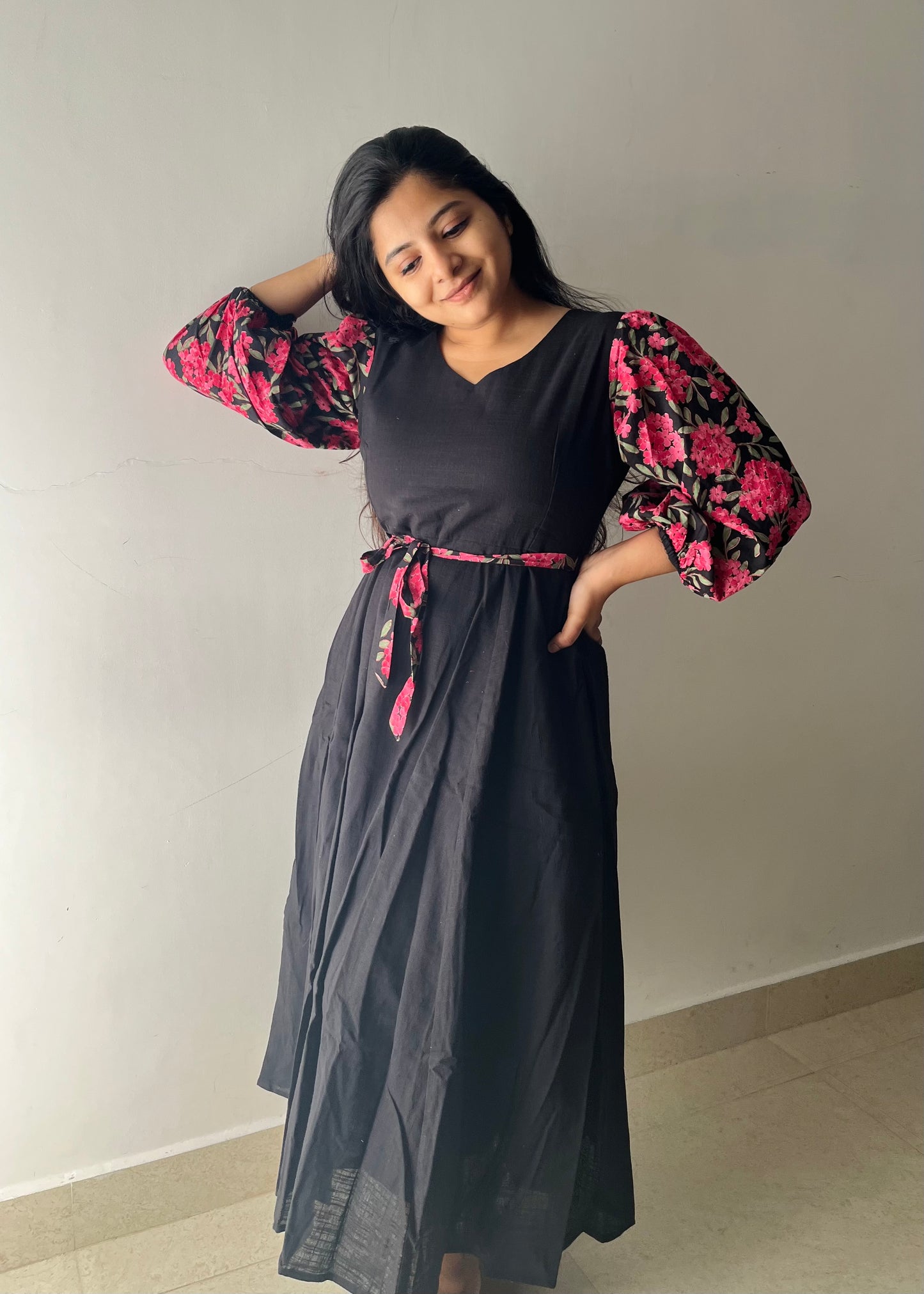 Black Orchid Midi Dress