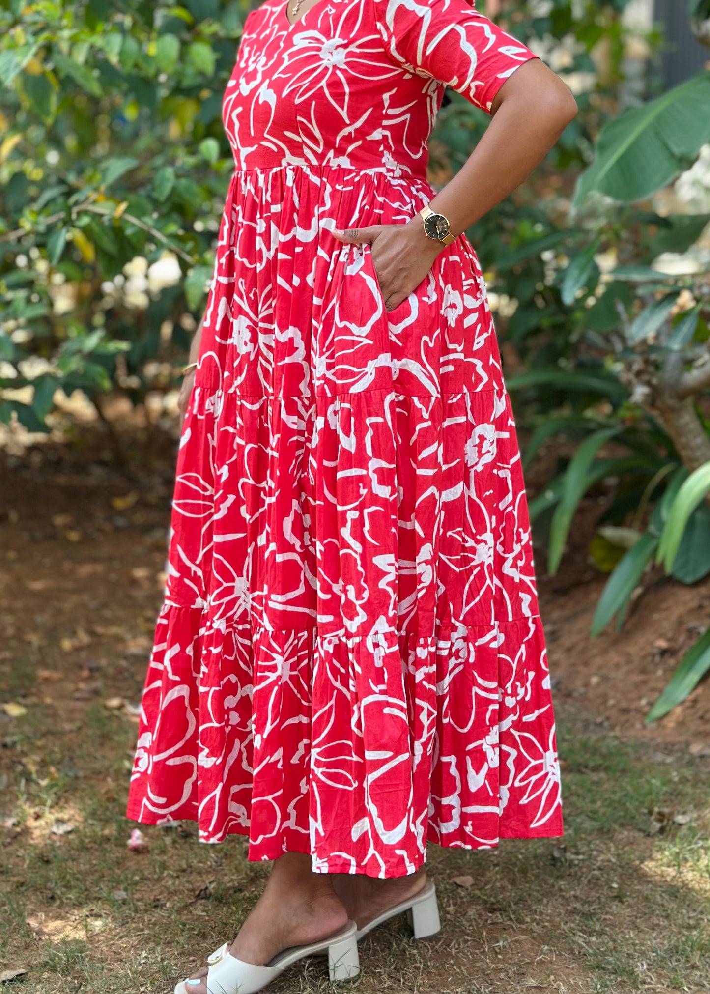 Ruby Bloom Midi Dress