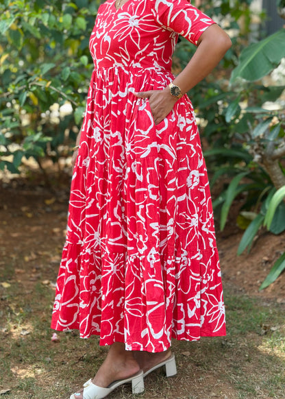 Ruby Bloom Midi Dress