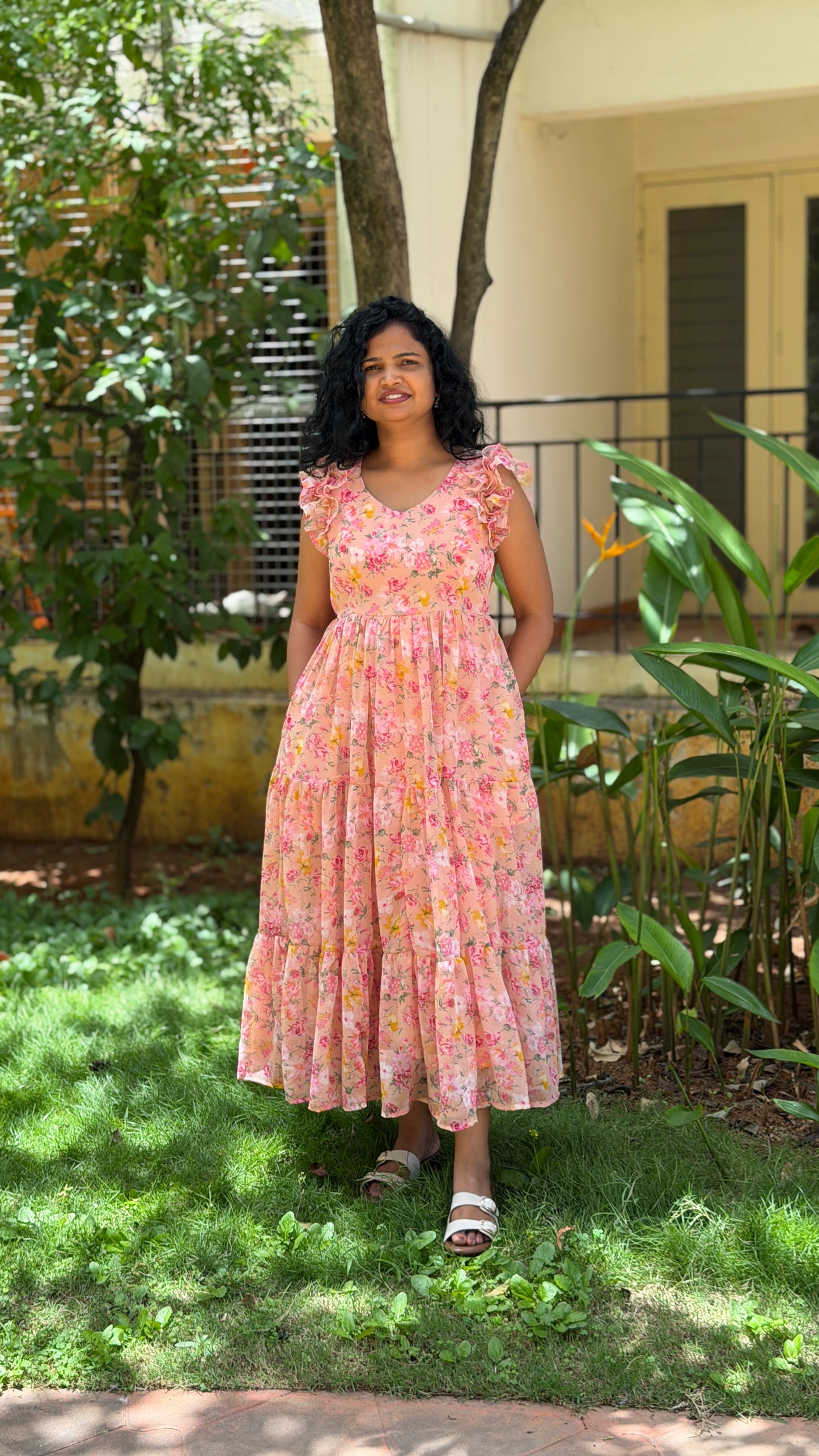 Estelle Bloom Midi Dress
