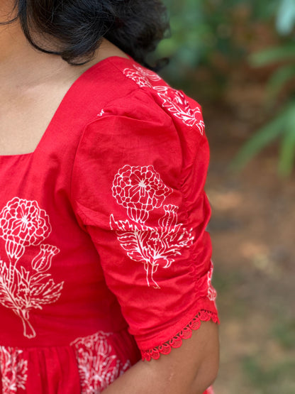 Anvika Floral Maxi dress