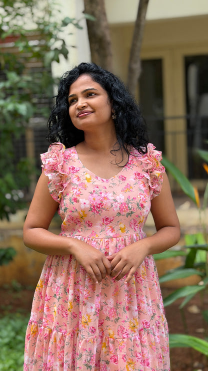 Estelle Bloom Midi Dress