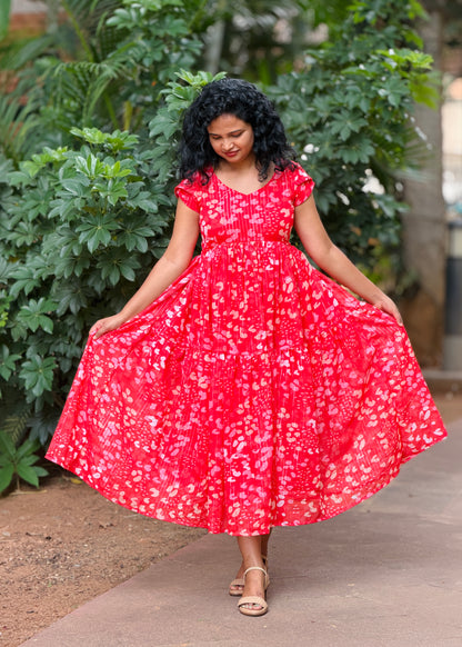 Love Bloom Georgette Dress