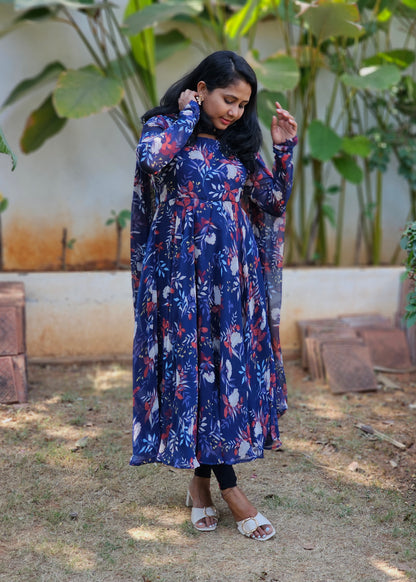 Neelanjali Floral Print Anarkali