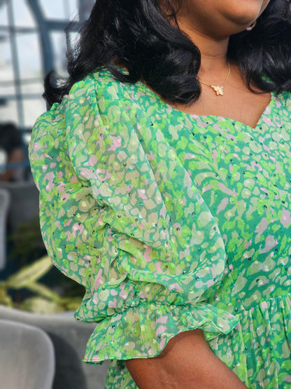 Grace Layered Midi Dress