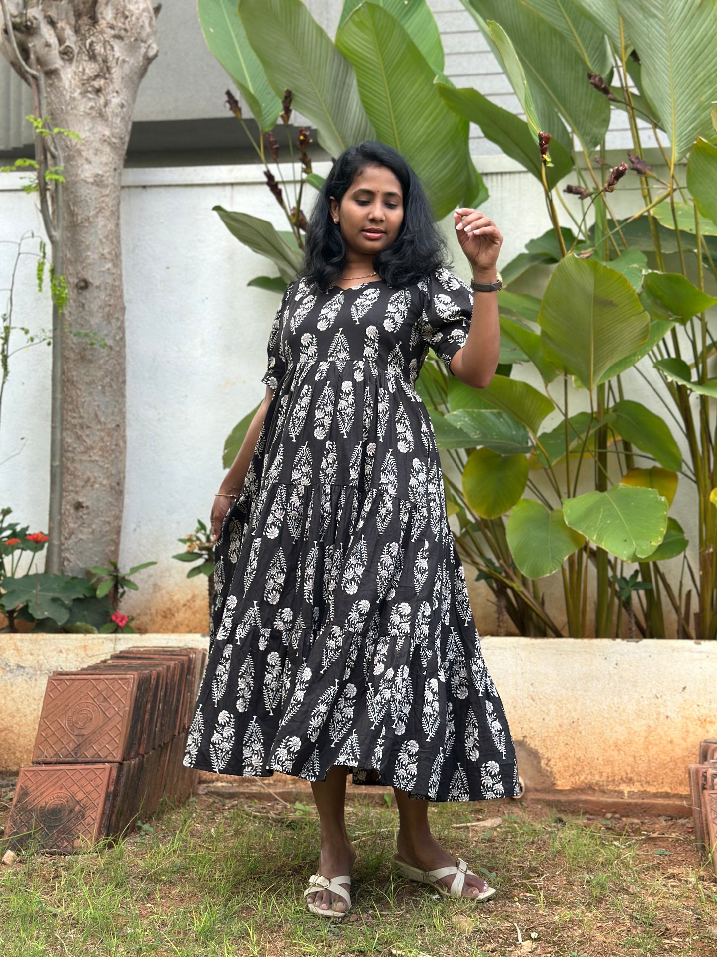 Nira 3 tier dress-Immediate Dispatch