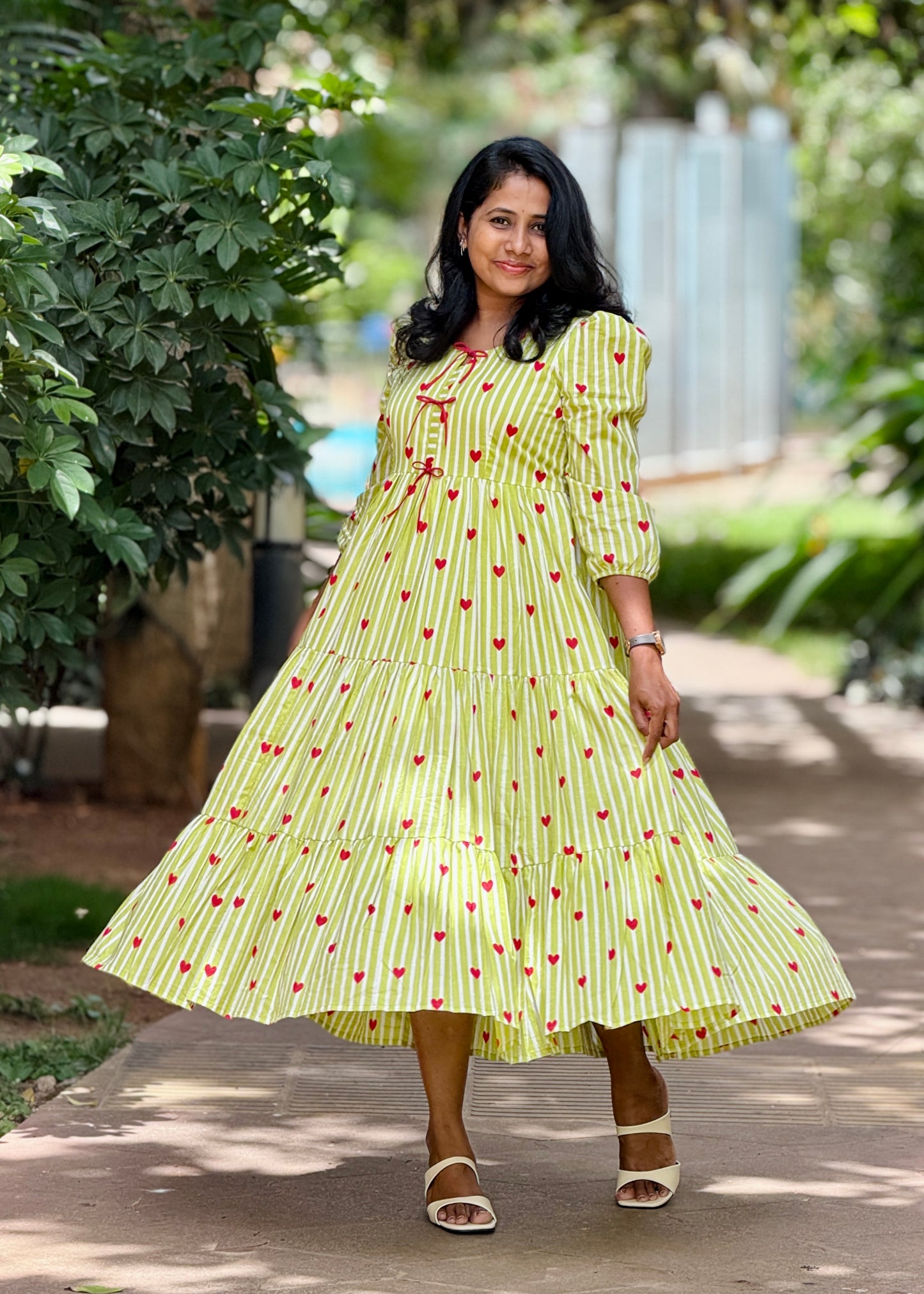 Lovella Cotton Tier Dress