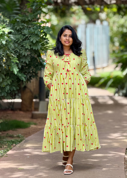 Lovella Cotton Tier Dress