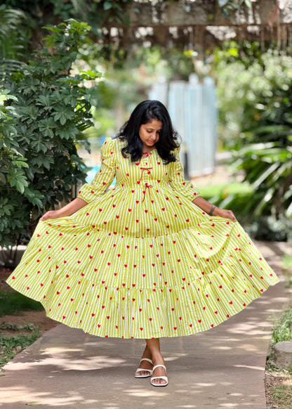 Lovella Cotton Tier Dress