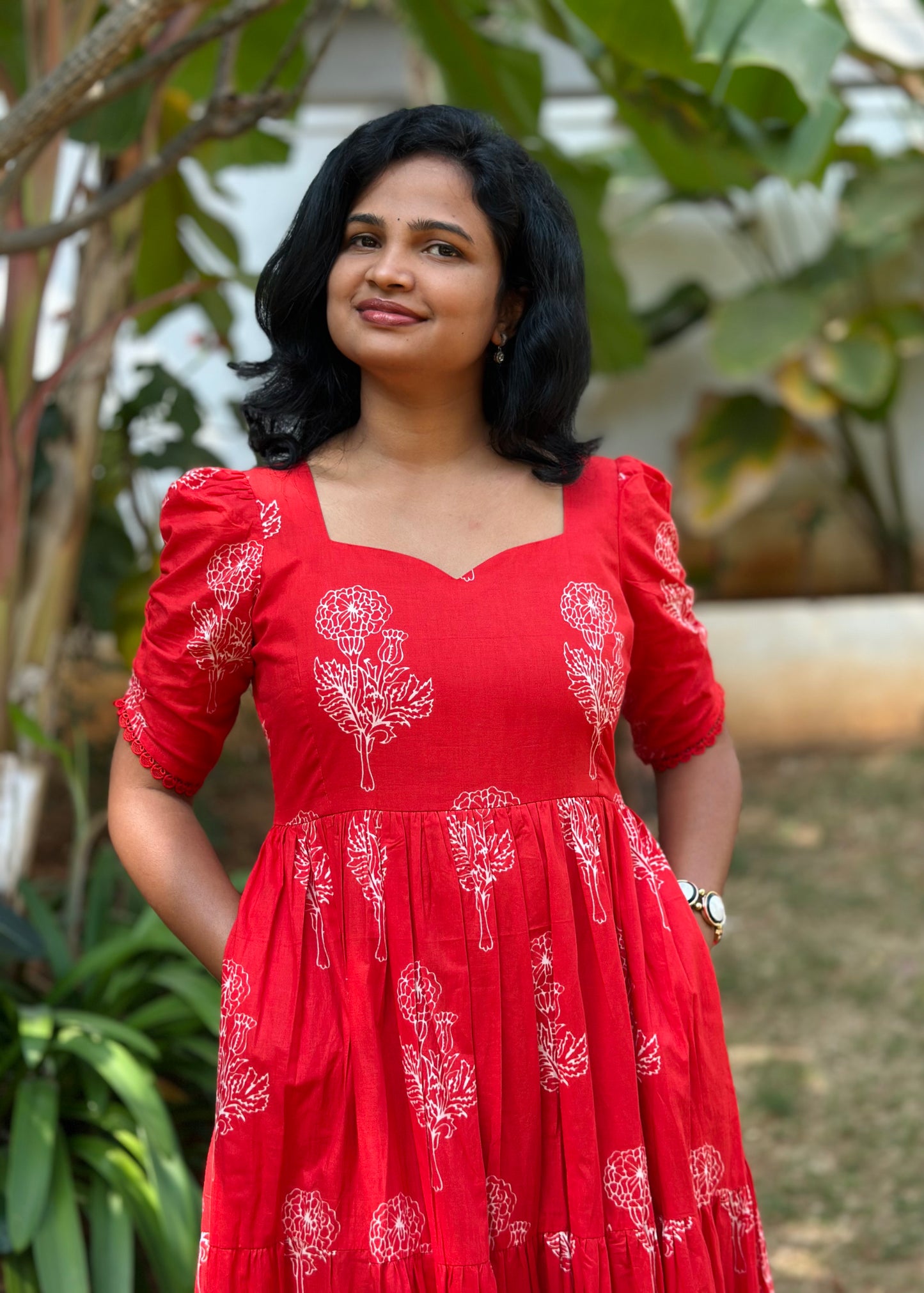 Anvika Floral Maxi dress