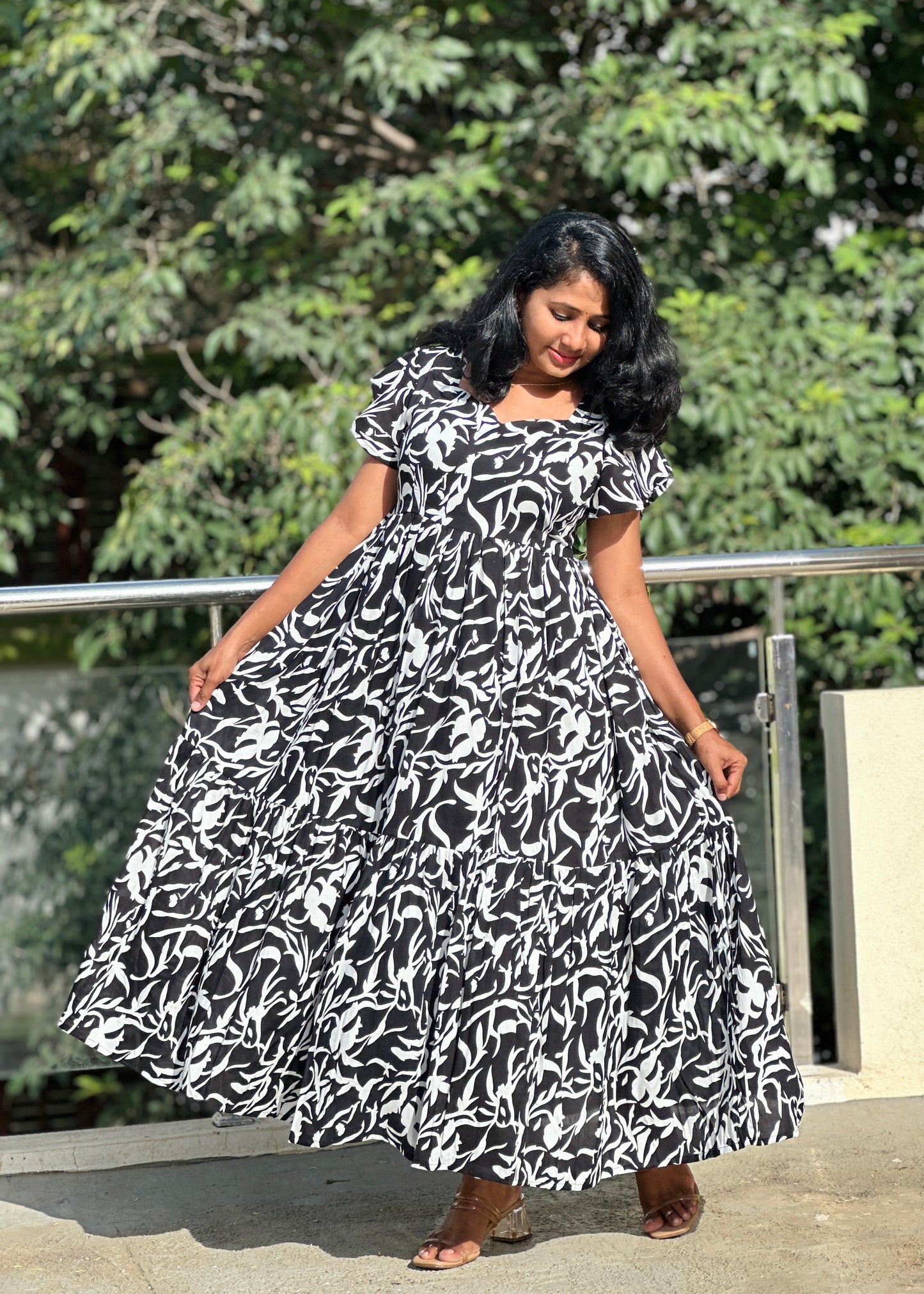 Black Ice Maxi Dress