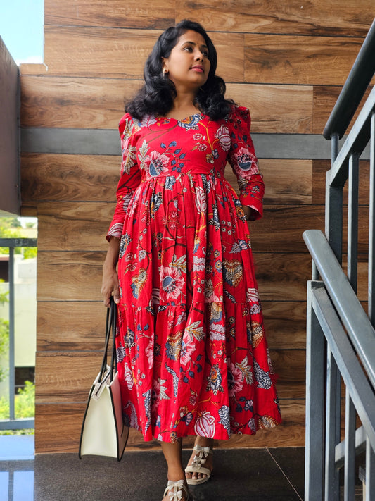 Rohini Cotton Midi Dress