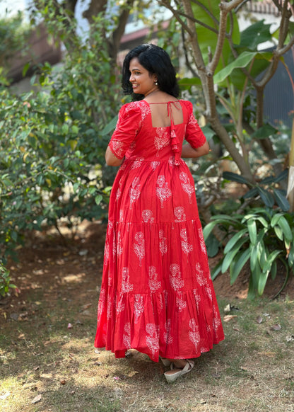 Anvika Floral Maxi dress