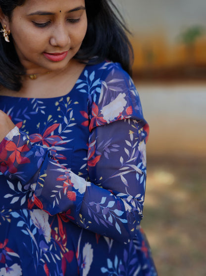 Neelanjali Floral Print Anarkali