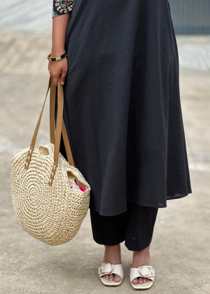 Urban Black Kurta Set