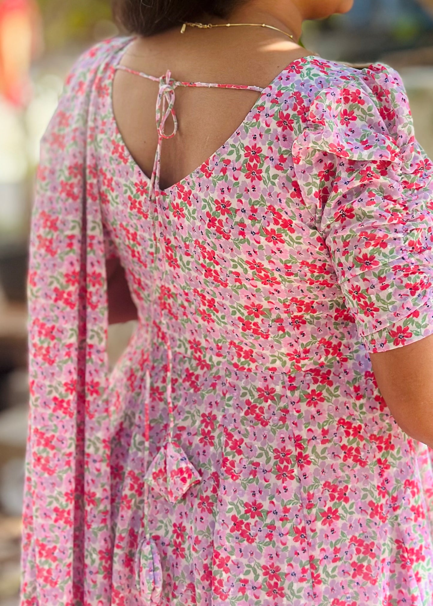 Aabha Floral Print Anarkali