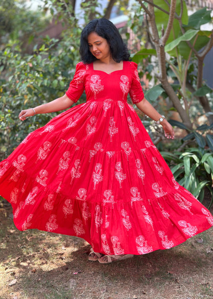 Anvika Floral Maxi dress