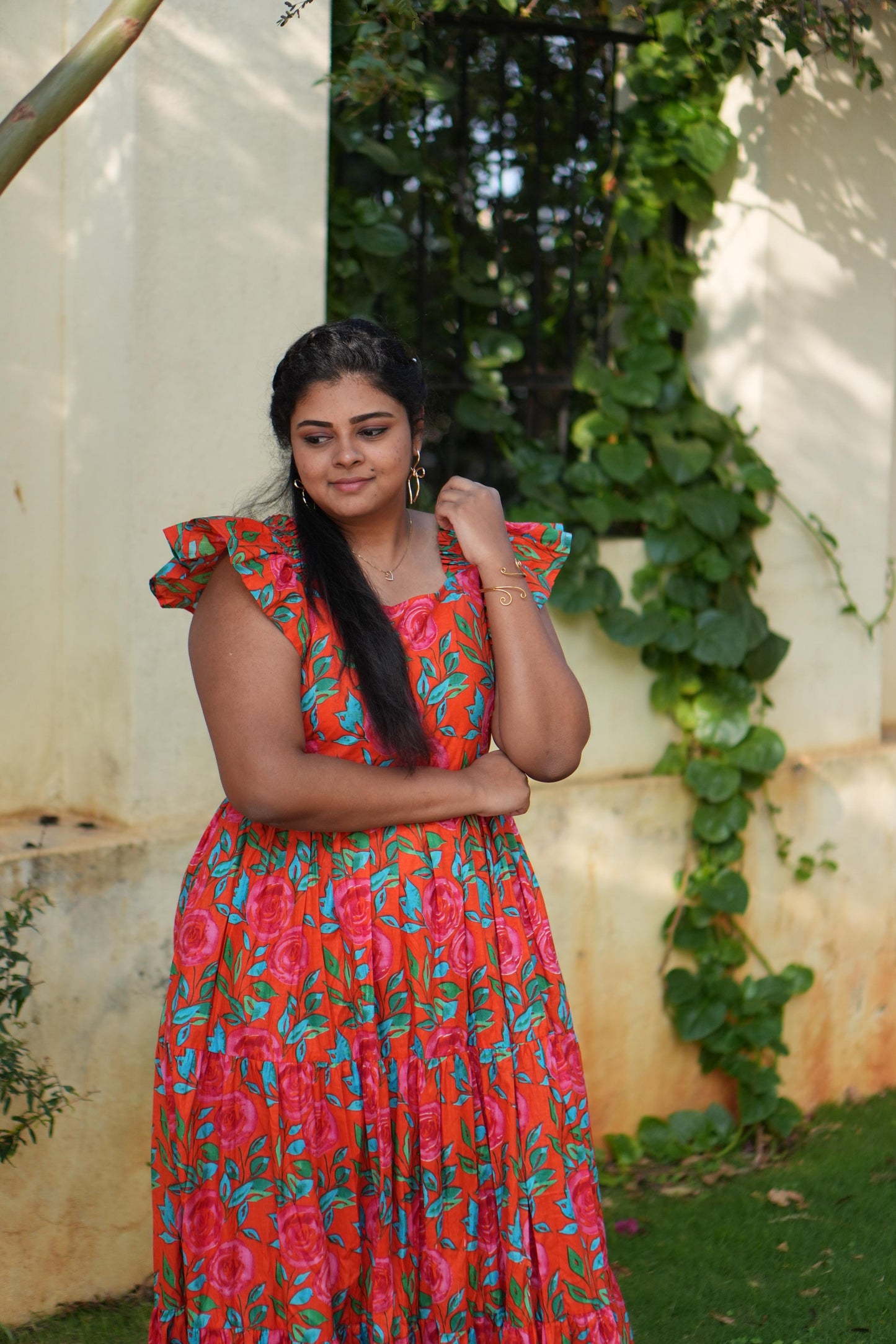 Sunset Blossom Dress