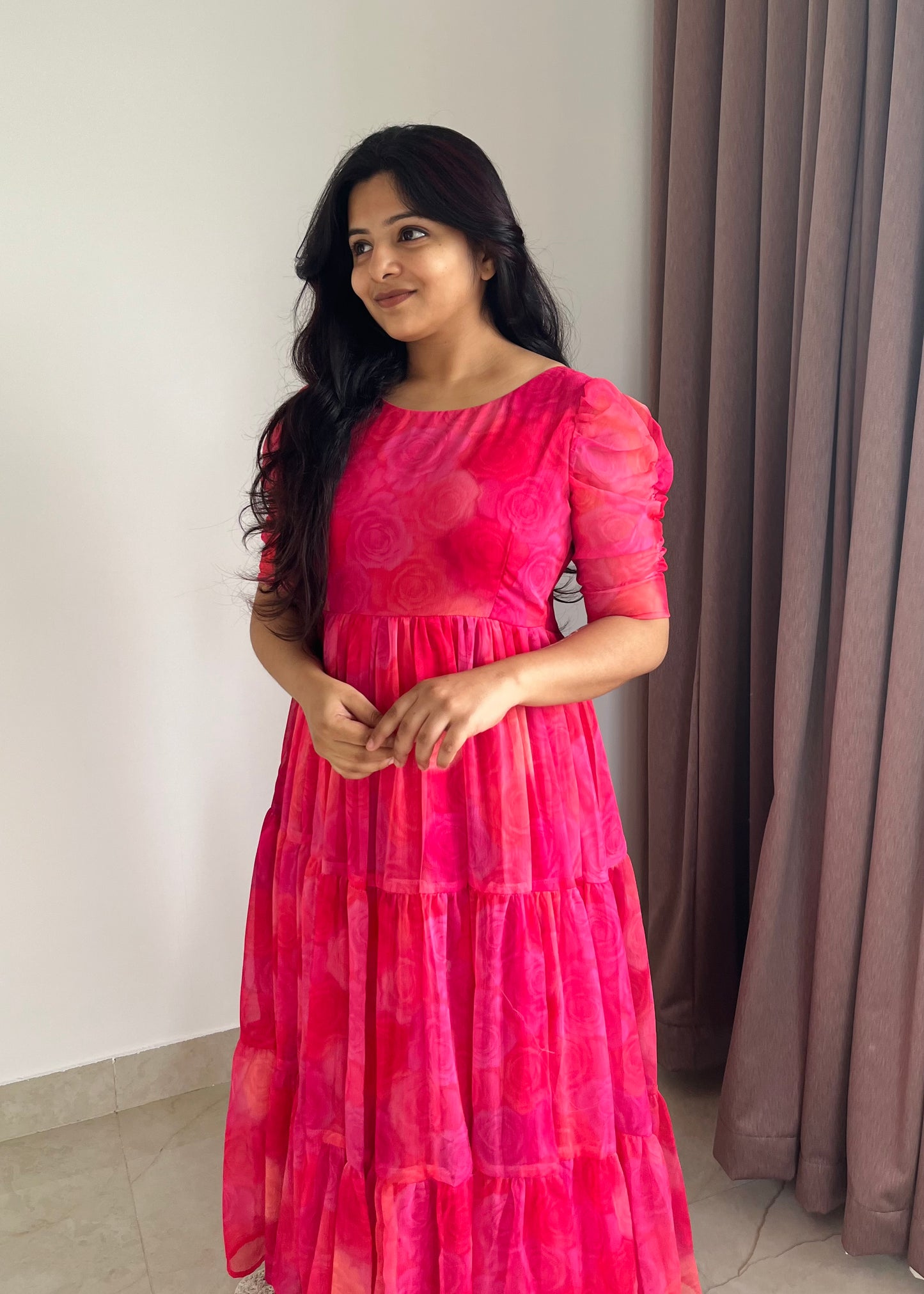 Rosaline 3 Tiered Midi Dress