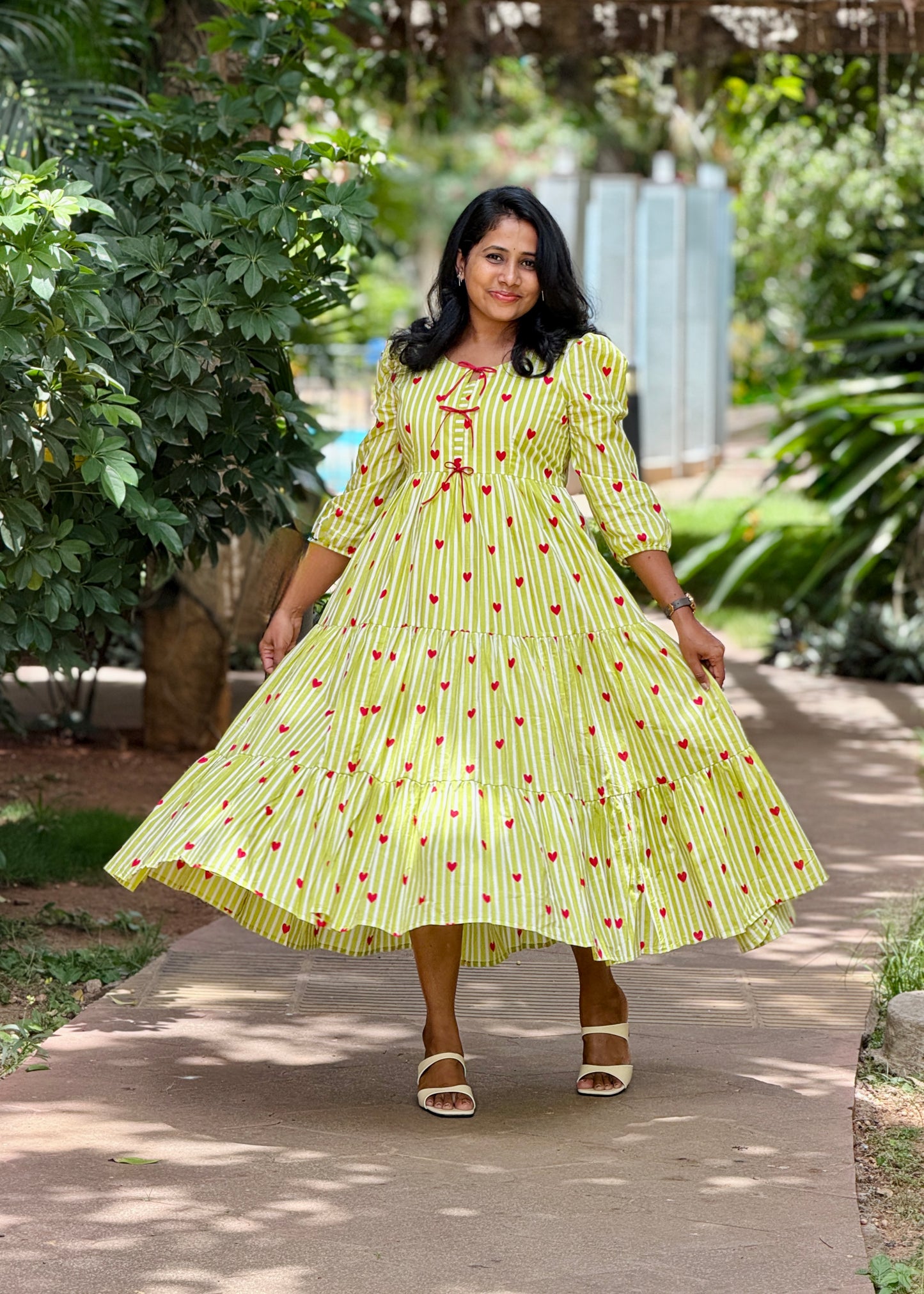 Lovella Cotton Tier Dress